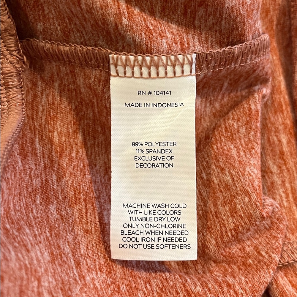 Alpine Design Rust Red Sleeveless Drawstring Jumpsuit - Picture 9 of 9